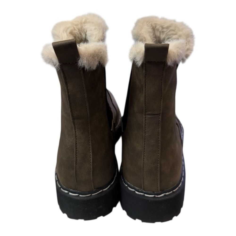 Portland Boot Company Brown Helena Pohel Pull-on Ankle Boots Booties 11 - Picture 5 of 6
